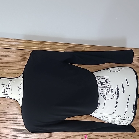 Vintage 90s y2k Onyx Nite black bolero shrug shawl with sparkly button - Picture 3 of 3